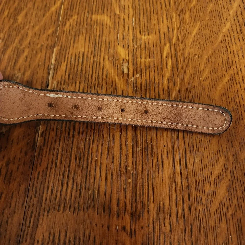 Leather Boys Black Belt 24 Pirate Skull‎ & Crossbones Preppy